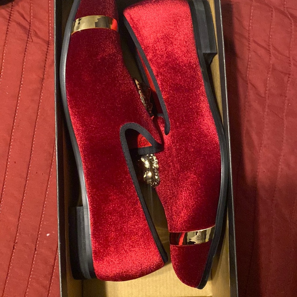 Velvet dress shoes luxury
